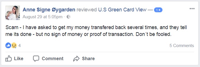 Green-Card-Organization-FB-Page-Review